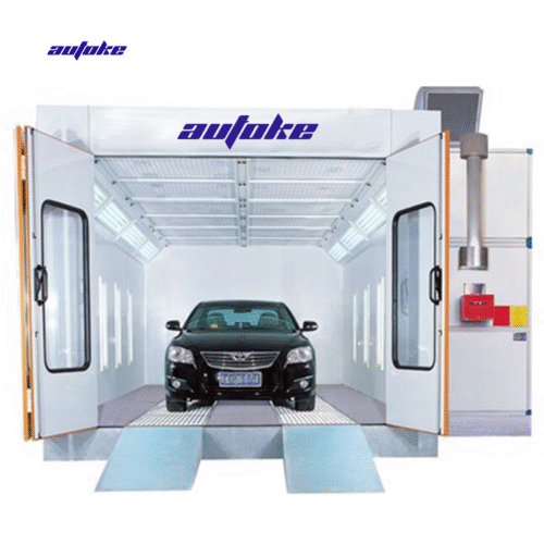 7m Diesel Heated Spray Booth – Professional Automotive Equipment Supplier with RIELLO Burner & Ventilation System