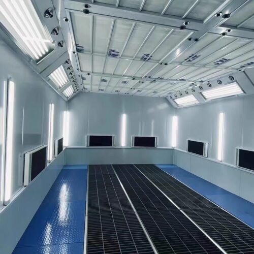 9m Super Luxury Diesel Heated Spray Booth – Professional Automotive Equipment Supplier with High-Capacity Ventilation