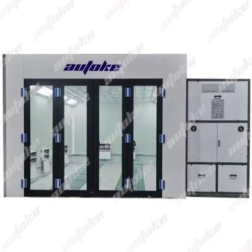 7m Diesel Heated Spray Booth – Professional Automotive Equipment Supplier with RIELLO G20 Burner & 25,000 m³/h Ventilation